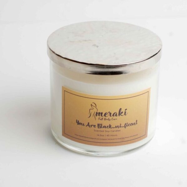 3-Wick Pure White Soy Candles