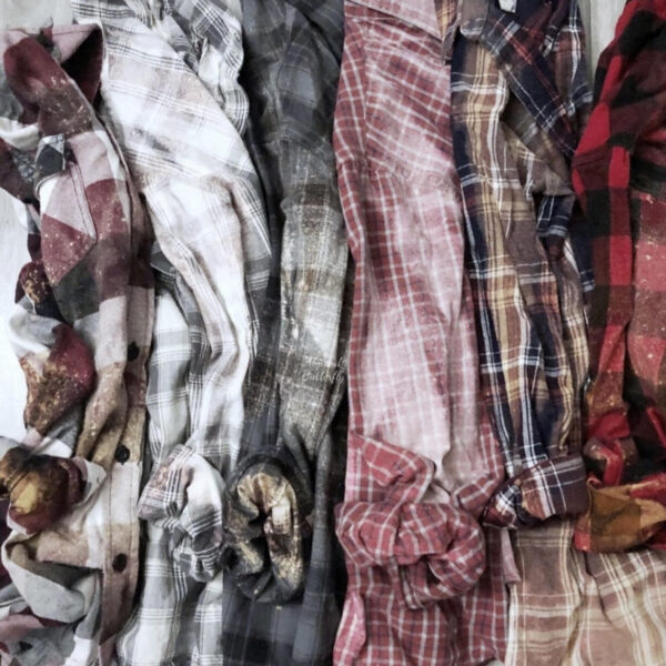 Designer Inspired Recycled Flannels